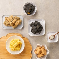 인절미 4종 (원조,흑임자,호박흑임자,호박카스테라)